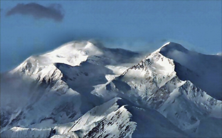 Denali (Mt. McKinley) - wide screen, denali, mountain, national park, landscape, photography, alaska, mckinley, nature, scenery, photo, chugach national forest, usa