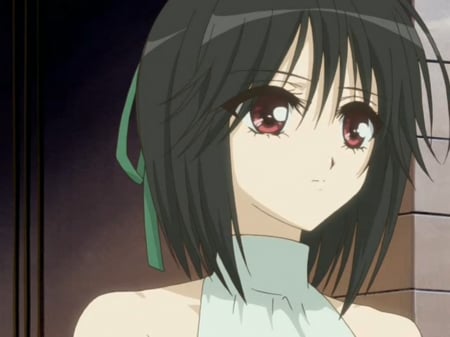 Sakuragi Kaori - pretty, brown eyes, anime, anime girl, female, kawaii, girl, lovely, long hair, sweet, strawberry panic, nice