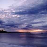 taiwan bay at twilight