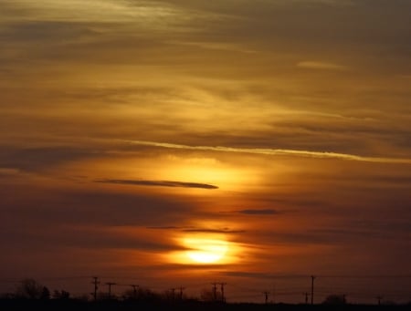 Morning Rise - morning, sky, clouds, sun