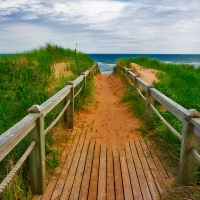 PEI Beach Boardwalk