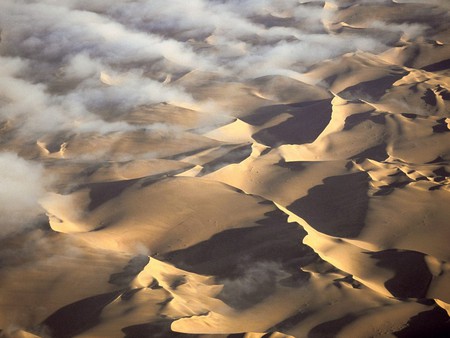 Fogline ~ Namib Desert ~ Namibia Africa - nature, fog, namibia, desert, africa