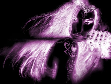 electra pink - abstract, female warrior princess, other woman, whitehot, weird, gothic, unusual, electric, negative, fire