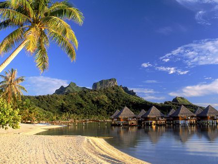 Moana Beach ~ Bora Bora - nature, beaches, beach, tropical, moana