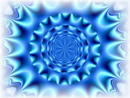 Blue satin - fractal, blue