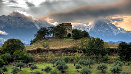 lonely hous - lonely house, wallpaper