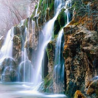 Source of the Cuervo River, Cuenca Province, Spain