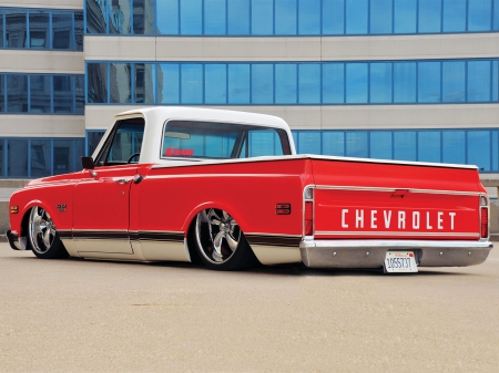 1969-Chevy-C10 - bowtie, truck, gm, slammed