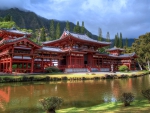 Buddist Temple on Oahu, Hawaii