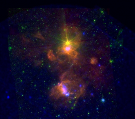 Star formation region - space, deep, in, ON2, far