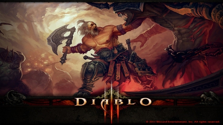 Diablo III - diablo 3, warrior, hero, barbarian, quest