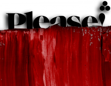 PLEASE! - please, word, text, two colors