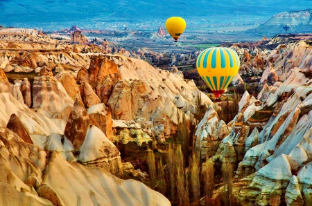 Balloons over the Canyon - over, Balloons, Canyon, the