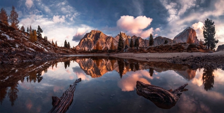 mountain lake - nature, fun, lake, mountain, cool