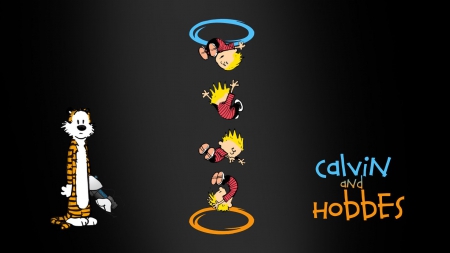 Calvin and Hobbes - funny, Portal, entertainment, cool, Calvin and Hobbes