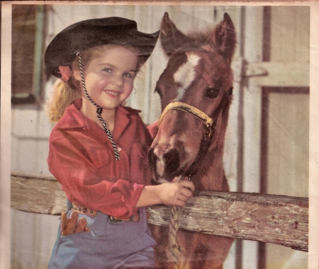 ANOTHER YOUNG ONE  CUTE PONY - adrable, young, cute, cowgirl