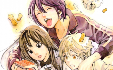 Noragami - yukine, noragami, yato, iki hiyori