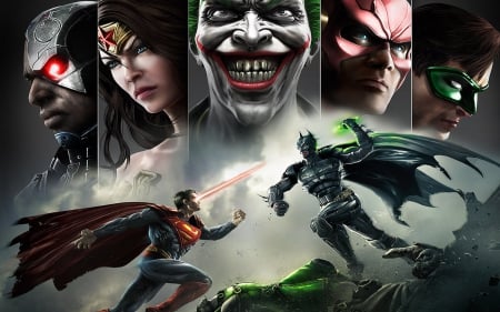 Injustice gods among us - Superman, Batman, Fighting, DC comics