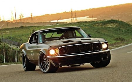 ford mustang - ford, car, road, mustang