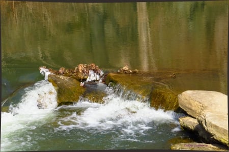 Fresh Spring Water Flow - nature, river, stream, water, waterfall, spring, rocks, creek