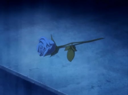 BP: Blue Rose - pretty, anime, blue rose, blue, blossom, blood plus, plain, nice, bloodplus, beautiful, simple, beauty, lovely, sweet, flower, rose, floral