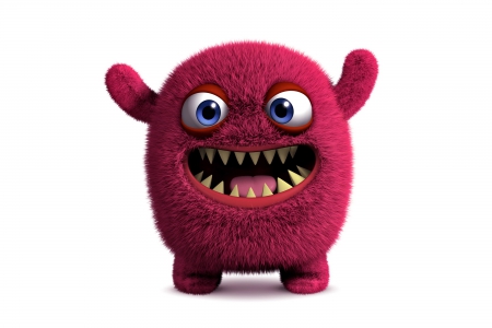 â™¥3D Monsterâ™¥ - fluffy, furry, monster, 3d, funny, cute