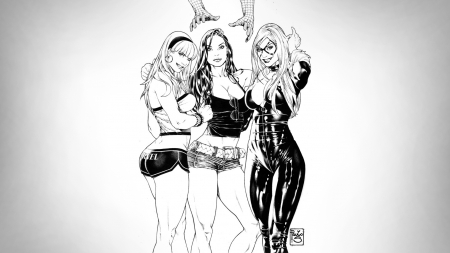 Gwen Stacy, Mary Jane, Black Cat