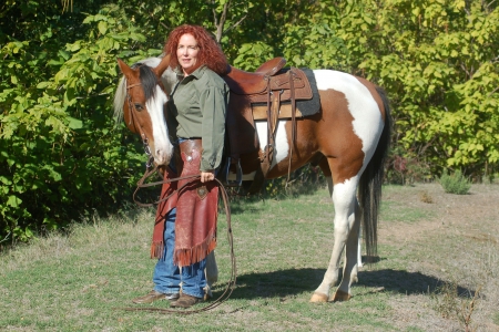 Cowgirl Terah - girls, westerns, women, chaps, ranch, cowgirls, outdoors, horses, rodeo, fun, female, boots