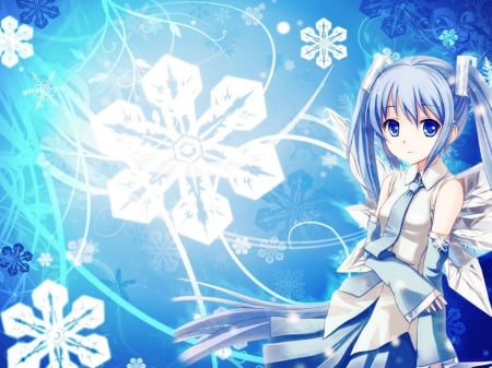 Ice miku - pretty, vocaloid, anime, ice miku, miku, cute, hatsune