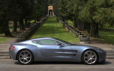 Aston Martin ~ One 77 - sports, cars, aston martin, garden