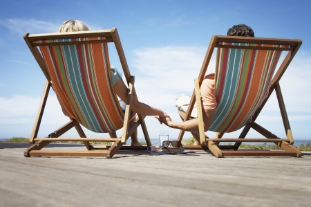 Summer love - beach, summer, love, chair