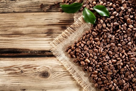 â™¥Coffeeâ™¥ - cloth, beans, coffee, leaves, wood