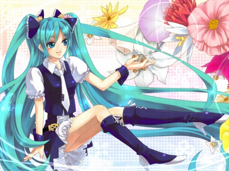 miku - nice, beutiful, hot, awome, miku, cute