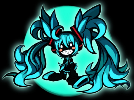 the dark side of miku, - nice, hot, epic, cute, awsome