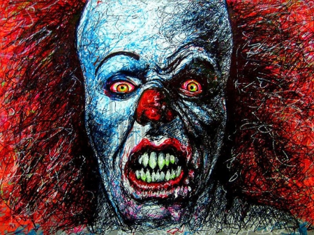 Pennywise The Clown - stephen king it, it, clown, pennywise the clown