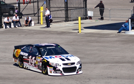 #14 Tony Stewart - wide screen, 14, driver, tony stewart, photography, auto, stewart, racing, las vegas motor speedway, nascar, photo