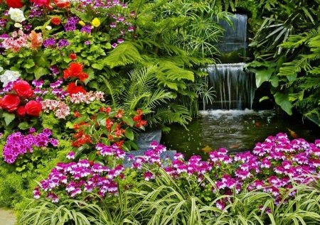 Jungle Paradise - nature, idyllic, flowers, jungle