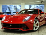 Ferrari F-12 in a Showroom