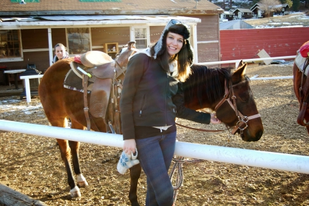 cowgirl and friend