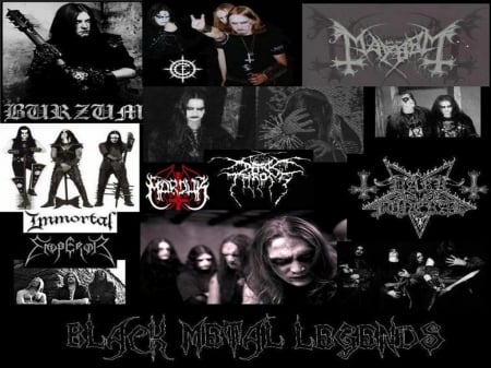 Black Metal Legends - metal, black metal, black, black metal legends