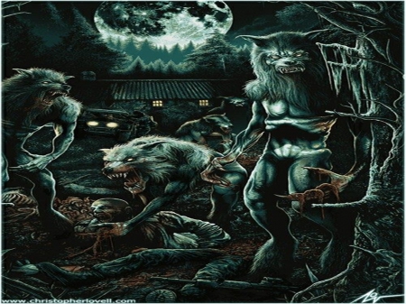 Werewolves - werewolves, wolf, wolves, dog