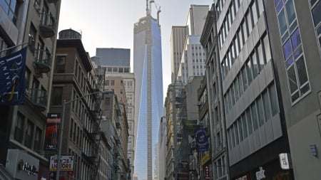 New York- Freedom Tower-unfinshed - tower, skyscrapers, new york, freedom