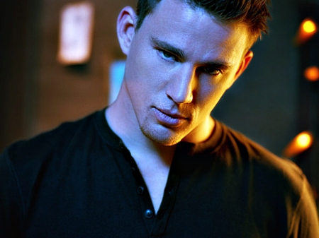 Channing Tatum - lights, black, actor, channing tatum, man