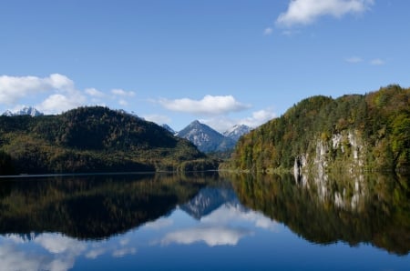 Alpsee Germany - lake, cool, fun, nature, mountain