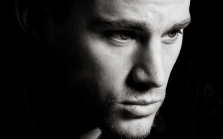 Channing Tatum - white, face, man, actor, channing tatum, black