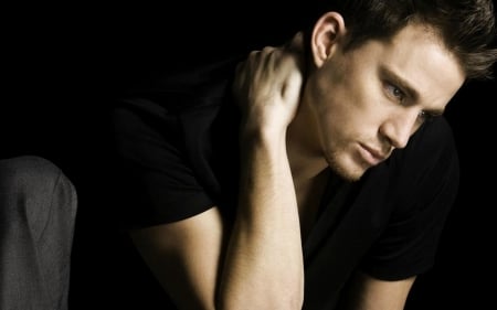 Channing Tatum - actor, channing tatum, black, man