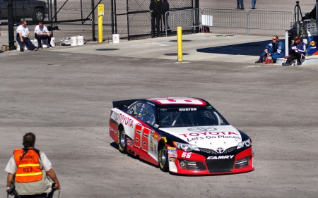 #66 Jeff Burton - wide screen, burton, photography, 66, auto, jeff burton, racing, las vegas motor speedway, diver, nascar, photo