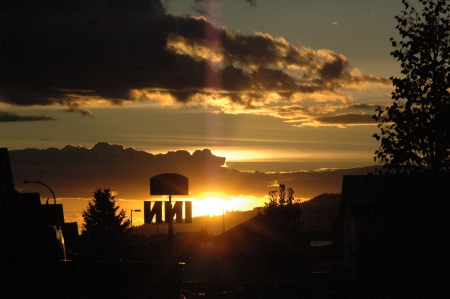 Summer fading away - evening, skies, clouds, sunset