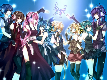 the vocaloid - gothic, zexon, anime, bvb