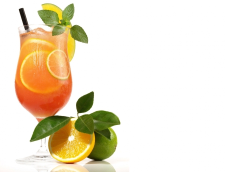 Cocktail - drink, fruits, orange, cocktail, drinks, oranges, cocktails